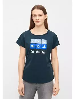 Футболка Derbe, темно-синий