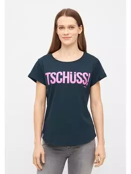 Футболка Derbe, темно-синий