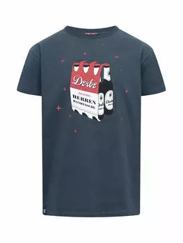 Футболка Derbe, темно-синий