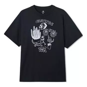 Футболка desert neighbors tee 'black' Converse, черный