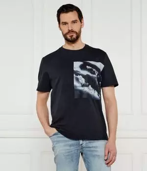 Футболка deserttech Regular fit Boss Green, синий