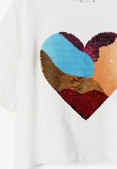 Футболка Desigual, белый