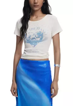 Футболка Desigual, белый