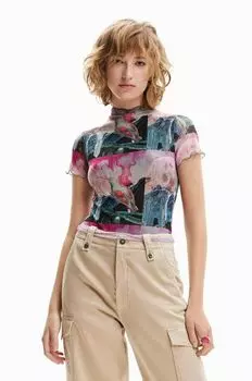 Футболка Desigual, мультиколор
