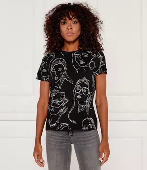 Футболка Desigual Regular Fit, черный