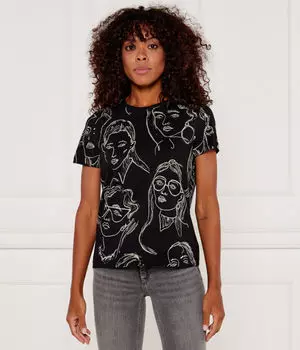 Футболка Desigual Regular Fit, черный