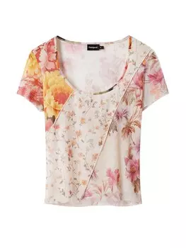 Футболка Desigual Shirt, экрю