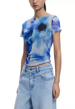 Футболка Desigual, синий