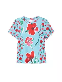 Футболка Desigual, светло-синий