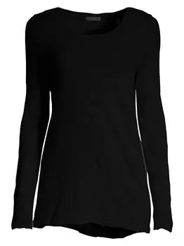 Футболка Destroyed Wash с длинными рукавами и короткими рукавами из джерси ATM Anthony Thomas Melillo, черный