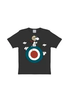 Футболка Детская Арахис - Снупи LOGOSHIRT, графитовый