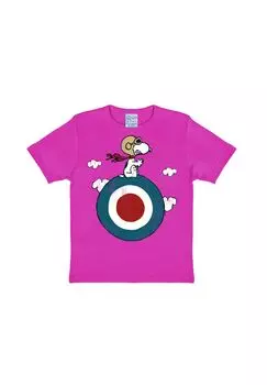 Футболка Детская Арахис - Снупи LOGOSHIRT, розовый