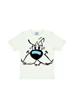 Футболка Детская Астерикс - Idefix - Лица LOGOSHIRT, цвет Almost White