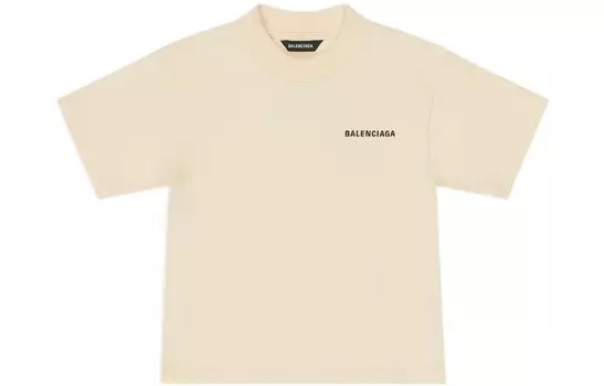 Футболка детская Balenciaga, бежевый