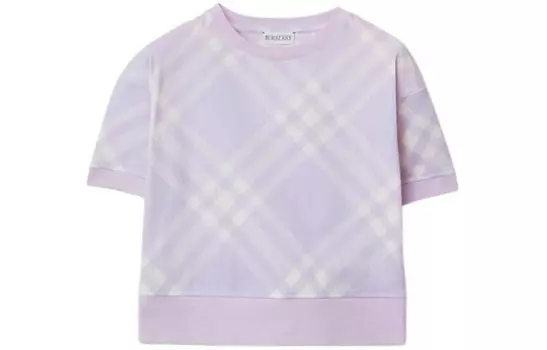 Футболка детская Burberry, лиловый