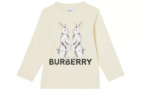 Футболка детская Burberry, персиковый