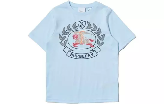 Футболка детская Burberry, светло-голубой