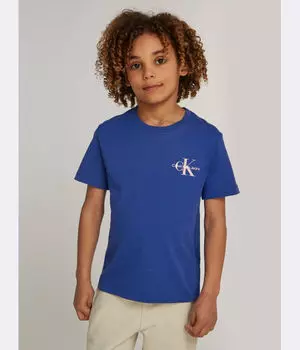 Футболка детская Calvin Klein Jeans с логотипом, синий