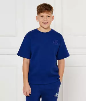 Футболка детская Calvin Klein Jeans трикотажная, синий