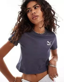 Футболка детская Classics серого цвета Puma