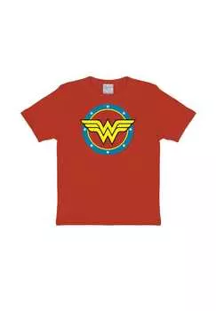 Футболка детская dc - чудо-женщина - логотип Logoshirt, красный