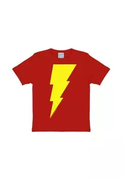 Футболка Детская DC - Shazam - Логотип LOGOSHIRT, красный
