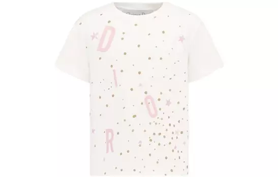Футболка детская Dior, кремовый