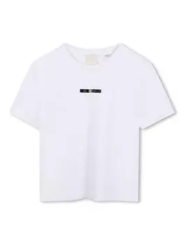 Футболка детская Givenchy из хлопка Givenchy Kids, белый