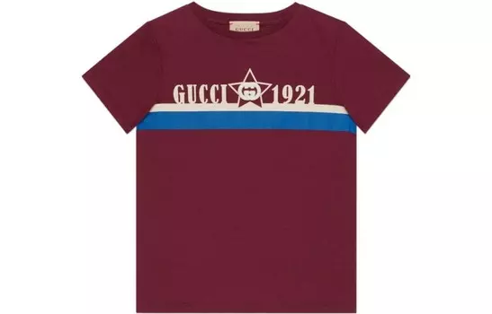 Футболка детская Gucci, бордовый