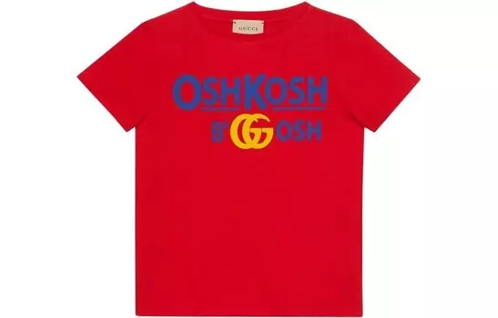 Футболка детская Gucci, красный / синий