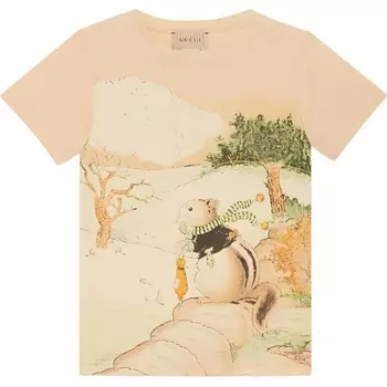 Футболка детская Gucci с короткими рукавами, кремовый
