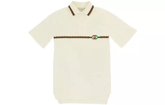Футболка детская Gucci с узором, кремовый