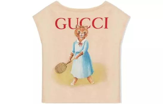 Футболка детская Gucci, светло-оранжевый