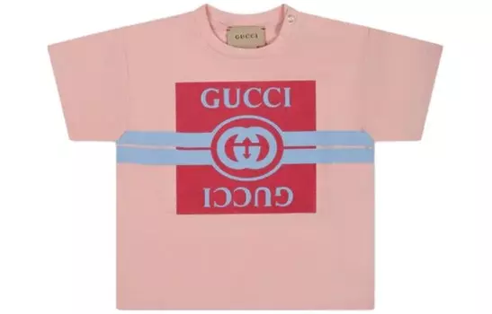 Футболка детская Gucci, светло-розовый