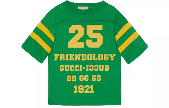 Футболка детская Gucci, зеленый / желтый