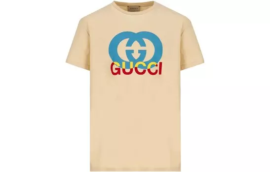 Футболка детская Gucci, желтый / синий