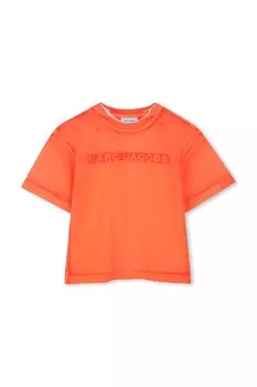 Футболка детская хлопковая Marc Jacobs, оранжевый