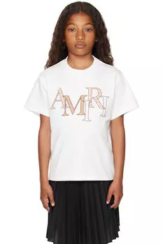 Футболка детская Off-White Staggered AMIRI