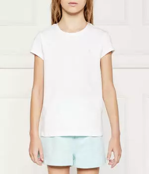 Футболка детская Polo Ralph Lauren базовая, белый