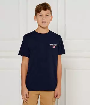 Футболка детская Polo Ralph Lauren с логотипом, синий
