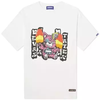 Футболка Deva States Meltdown T-Shirt, цвет Off White