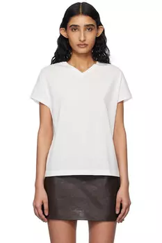 Футболка Devra Khaite, цвет cream