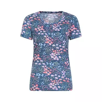 Футболка «девон» с каплевидным вырезом Mountain Warehouse, синий