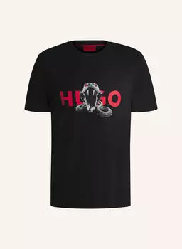 Футболка deyladec обычный крой Hugo, черный