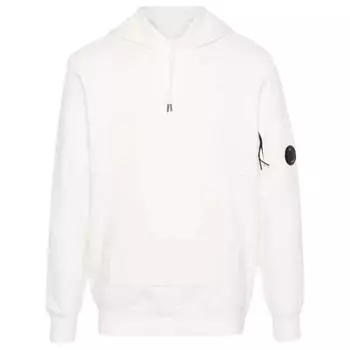 Футболка diagonal raised hoodie Cp Company, белый