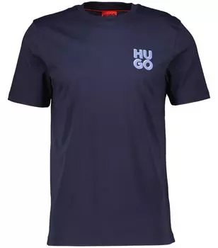 Футболка diamoniti regular fit Hugo, синий