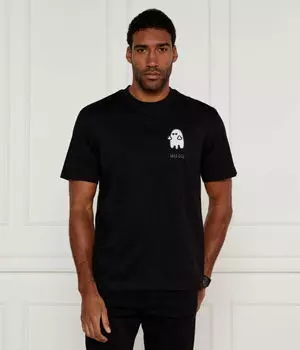 Футболка диатико Regular fit Hugo, черный