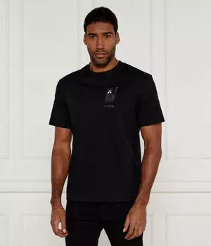 Футболка диатико Regular fit Hugo, черный