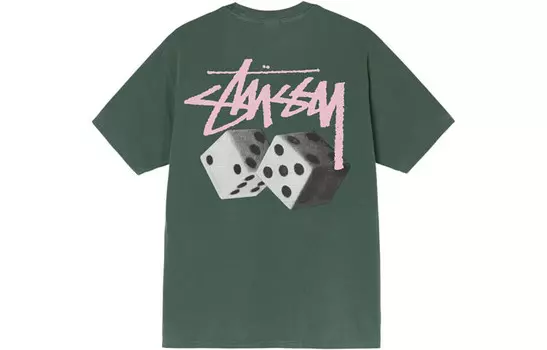 Футболка Dice Series для мужчин Stussy, белый