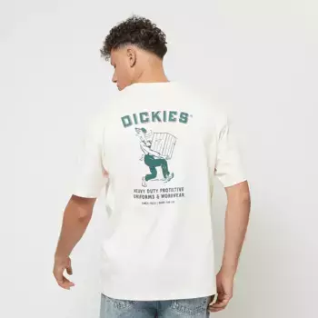 Футболка Dickies Builder Tee Short Sleeve, белый/зеленый